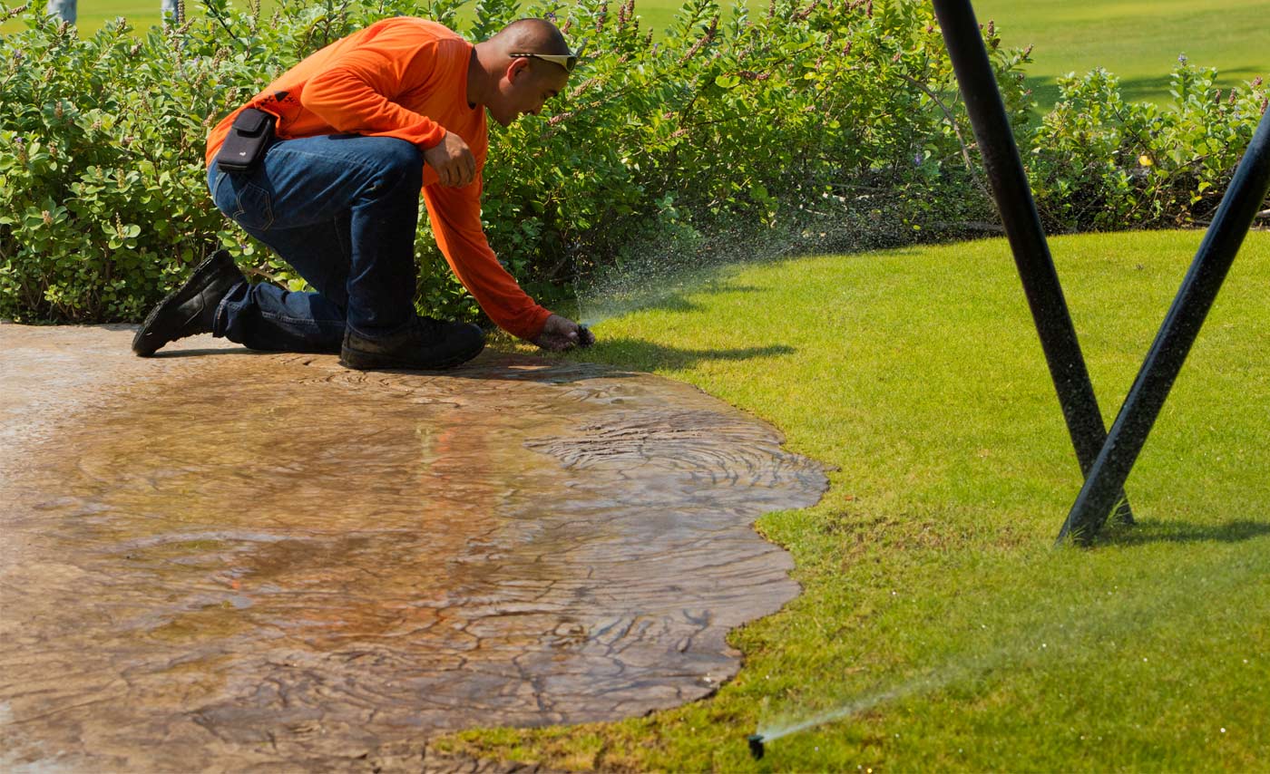 Lawn Sprinkler Irrigation System Adjustment